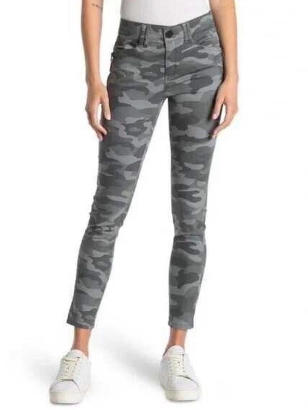 SOLD Democracy Ab Solution Camo Slim Fit Jeans Black Gray Size 0